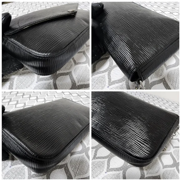 LOUIS VUITTON Epi Felicie Crossbody Bag Black - Picture 11 of 14
